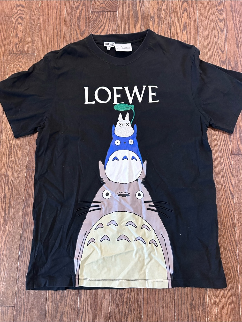 Loewe Black Totoro Graphic Tee